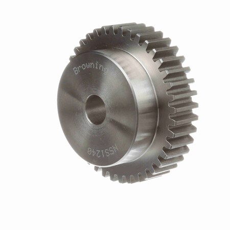 Browning Steel Minimum Plain Bore Spur Gear - 14.5 Pa 12 Dp, NSS1240 NSS1240